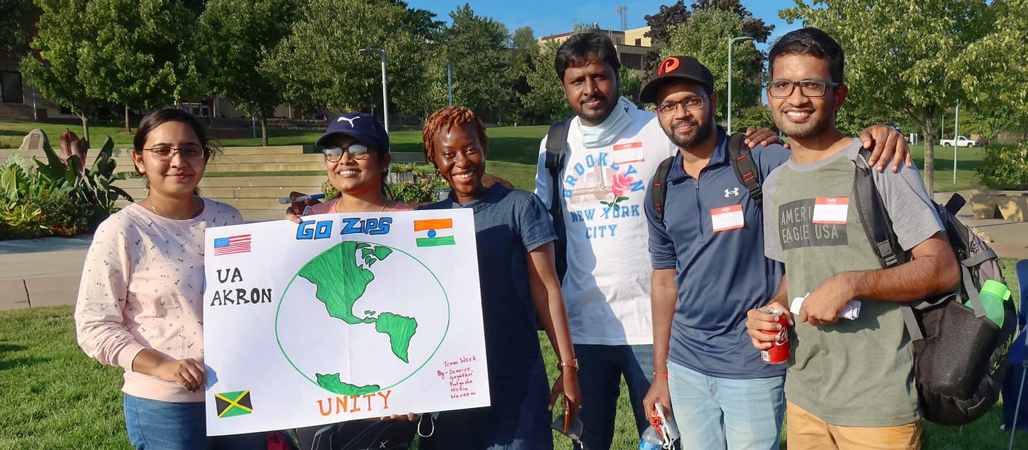 University of Akron multicultural development group gathering