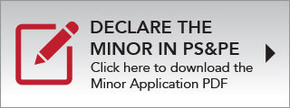Declare the Minor in PS&PE