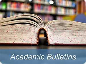 Link to undergraduate and graduate bulletins