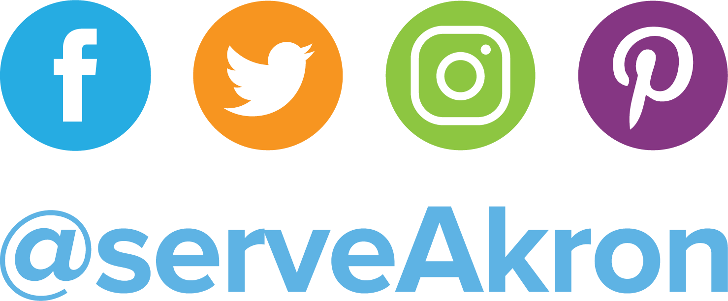 serveakron Social Media Icons