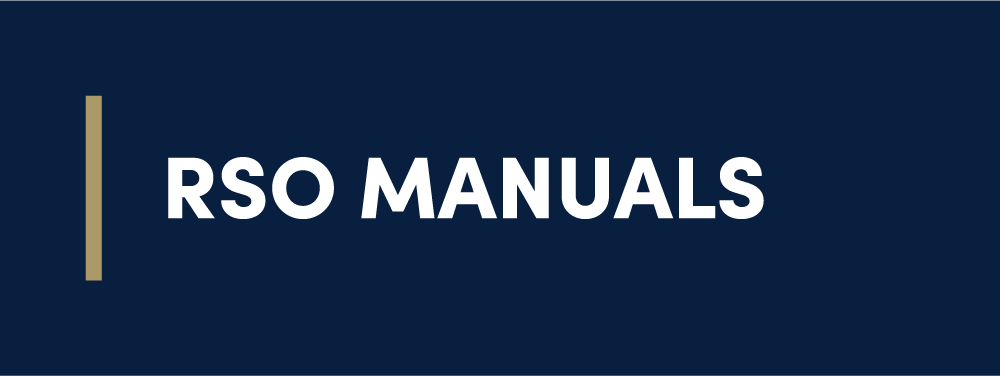 Rso Manuals The University Of Akron