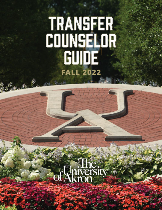 A guide for community college counselors advising their students about The University of Akron