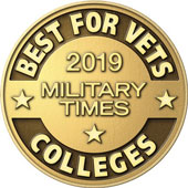 We've been named a best college for veterans by Military Times