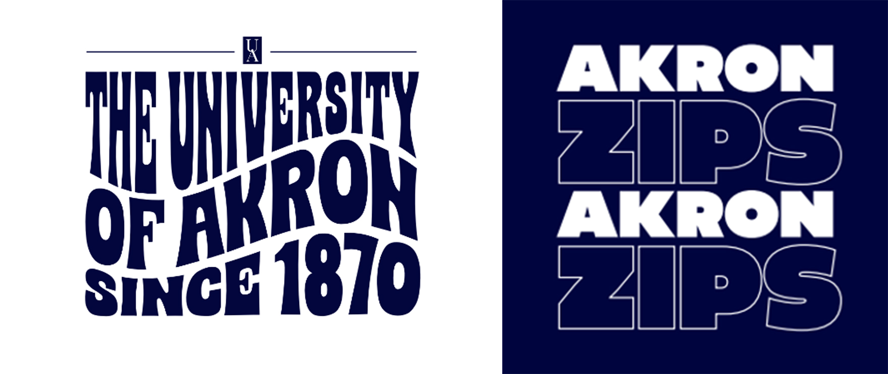 The University of Akron Homecoming and Family weekend t-shirt