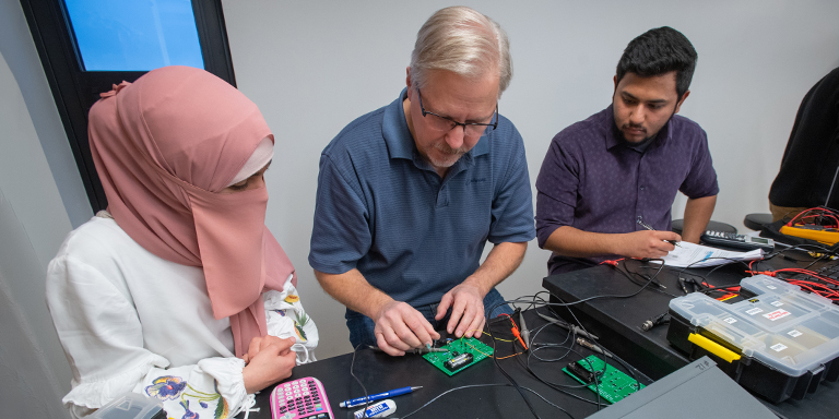 Biomedical Engineering faculty teaching at The University of Akron