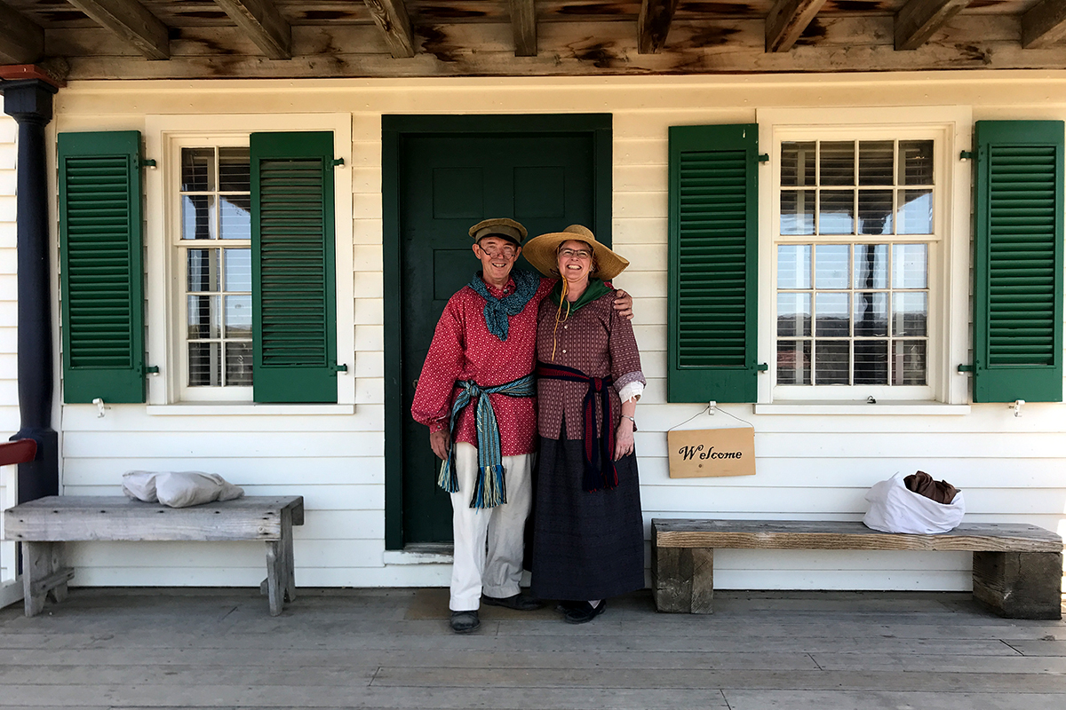 Tom Hartley, Ph.D. and his wife Karen volunteering as interpretive rangers in the national parks.