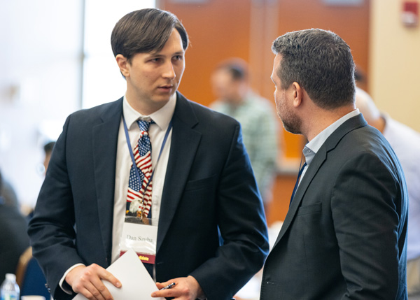 Law students and Akron law faculty at The University of Akron School of Law